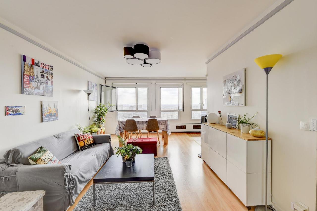 Appartement Place D'Italie Superbe Vue Paris Ngoại thất bức ảnh