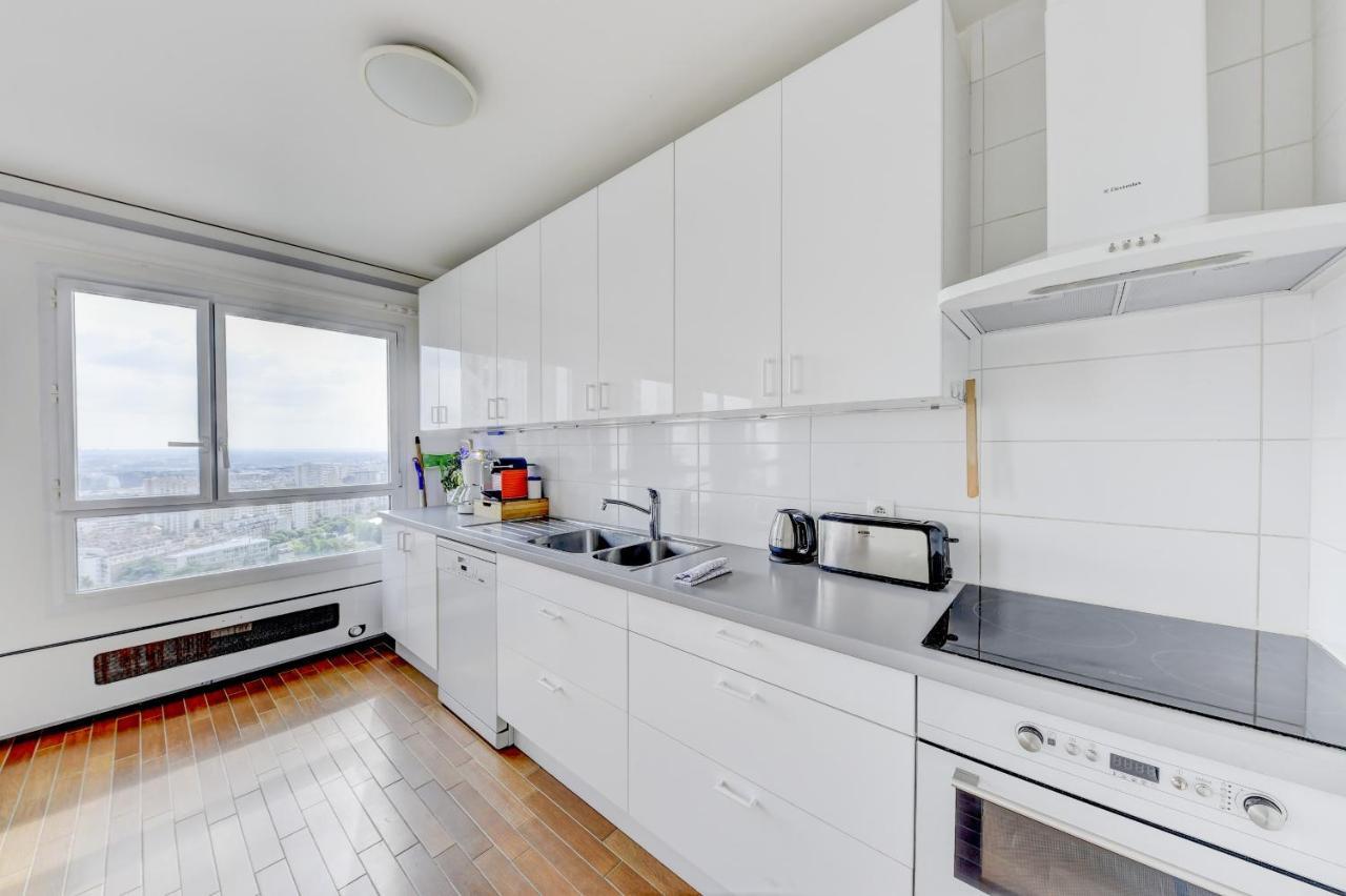 Appartement Place D'Italie Superbe Vue Paris Ngoại thất bức ảnh